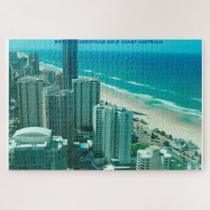 Birthday Greetings Gold Coast Australia Jigsaw Puzzle