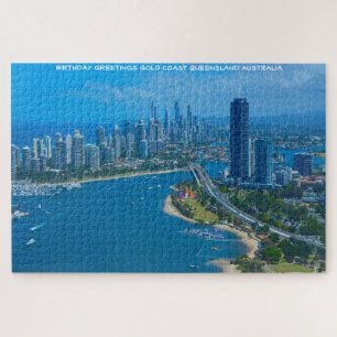 Birthday Greetings Gold Coast Queensland Australia Jigsaw Puzzle