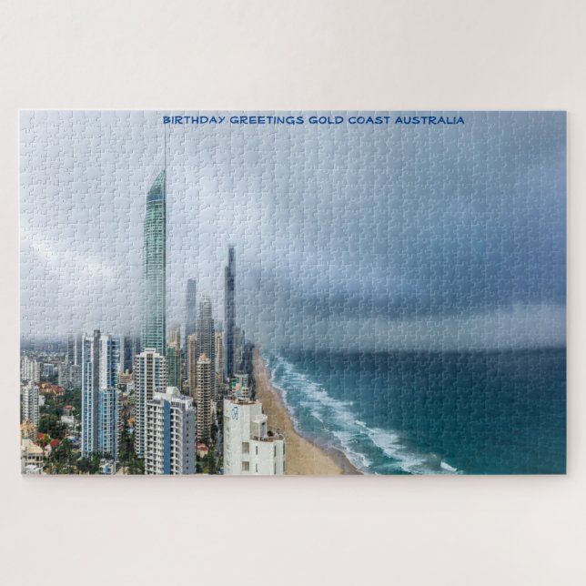 Birthday Greetings Gold Coast Queensland Australia Jigsaw Puzzle (Horizontal)