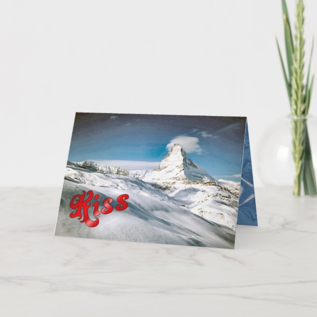 Birthday Greetings - Matterhorn Card (Front)