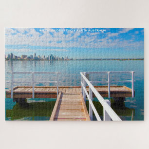 Birthday Greetings Perth Australia Jigsaw Puzzle