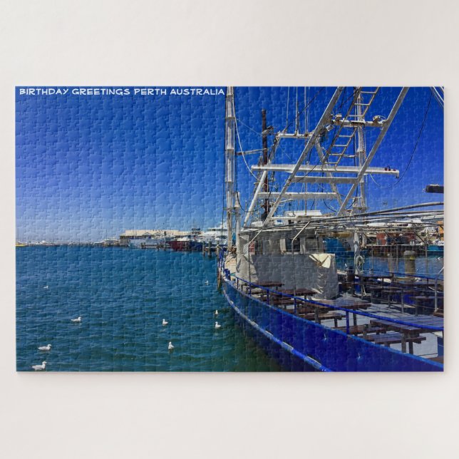 Birthday Greetings Perth Australia Jigsaw Puzzle (Horizontal)