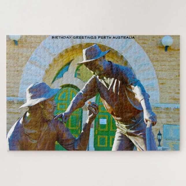 Birthday Greetings Perth Australia Jigsaw Puzzle (Horizontal)