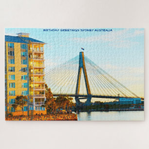 Birthday Greetings Sydney Australia Jigsaw Puzzle