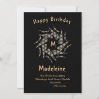 Birthday Grey Yellow Star Triangle Pattern