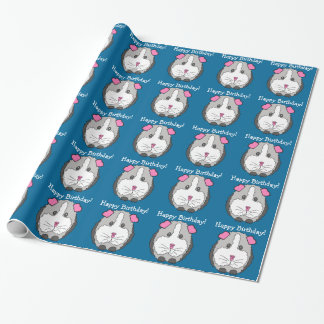 Birthday Guinea Pig Wrapping Paper
