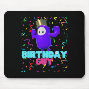 Birthday Guy Fun Popular Video Game Theme Birthday Mouse Pad
