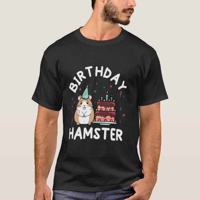 Birthday Hamster Party T-Shirt (Front)