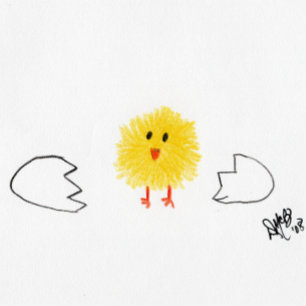 Birthday - Happy Hatch Day (Chick) Card