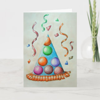 Birthday hat card