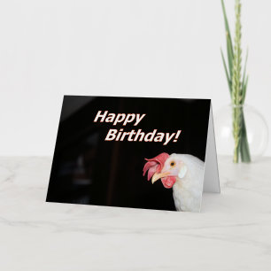 Birthday Hen Foil Greeting Card