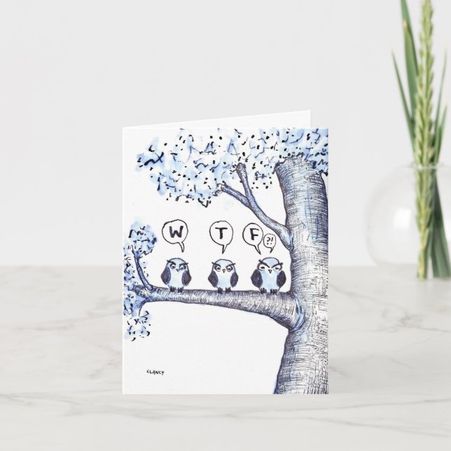 Birthday Hoot  Card (Front)