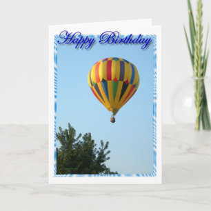 Birthday Hot Air Balloon Card