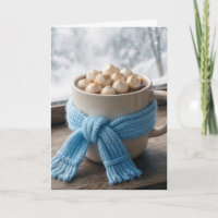 Birthday Hot Cocoa With Winter Scarf