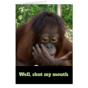 Birthday Humour Shut My Mouth
