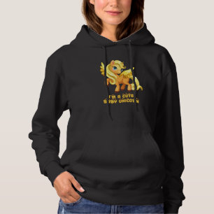 Birthday   I'm A Cute Baby Unicorn Golden Colour Hoodie