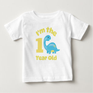 Birthday I'm The 1 Year Old Baby Dinosaur Infant Baby T-Shirt