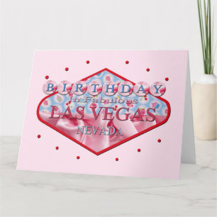 BIRTHDAY IN FABULOUS LAS VEGAS CARD