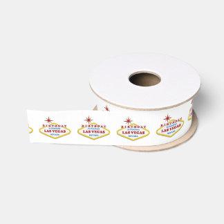 Birthday in Las Vegas 1.5" Grosgrain Ribbon 2 yds