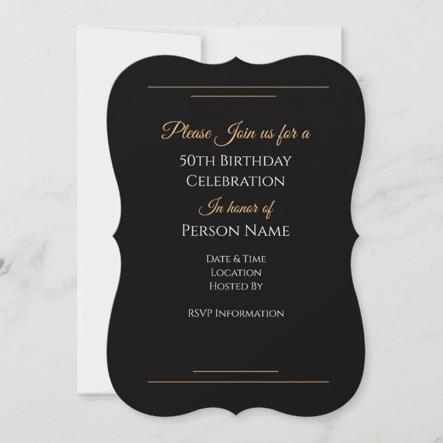 Birthday Invitation (Front)