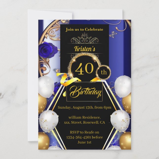 Birthday Invitation (Front)