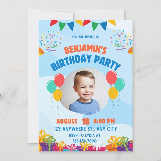 Birthday Invitation (Front)