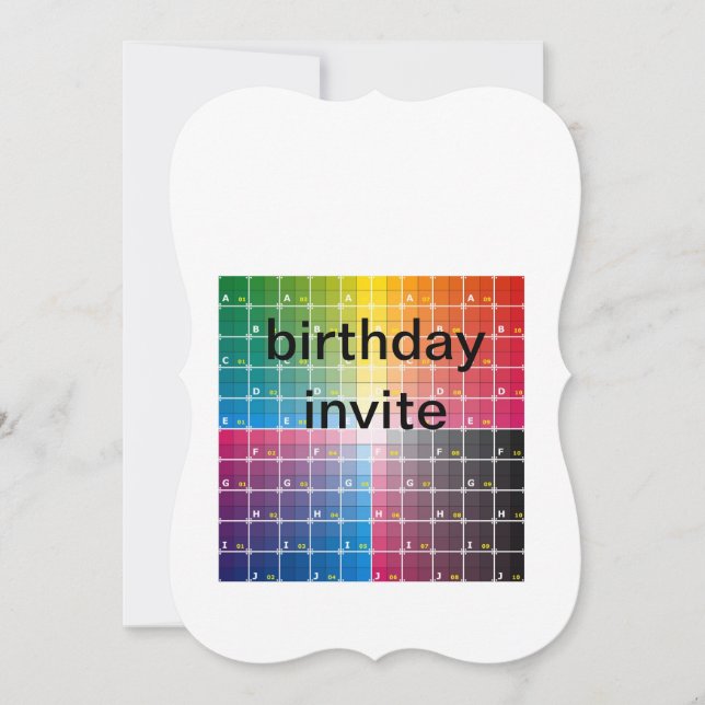birthday invitation (Front)