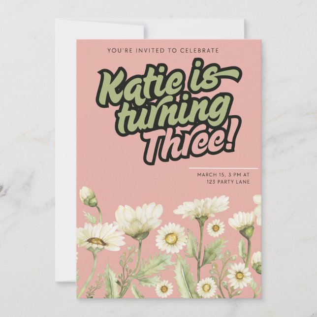 Birthday Invitation (Front)