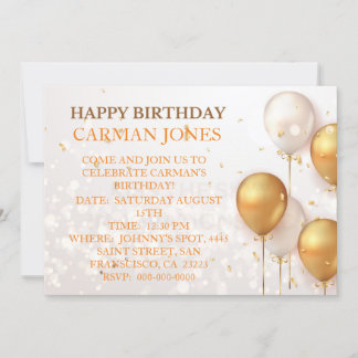 BIRTHDAY INVITATION