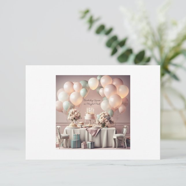 BIRTHDAY INVITATION (Standing Front)