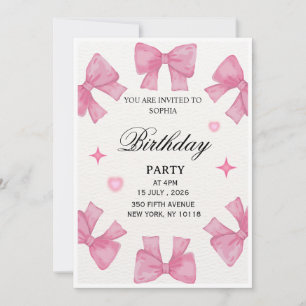 Birthday invitation