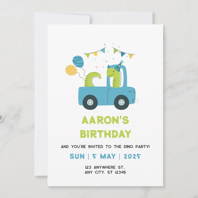 Birthday Invitation (Front)