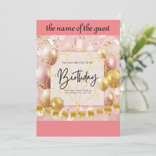 birthday invitation