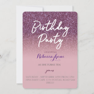 Birthday invitation