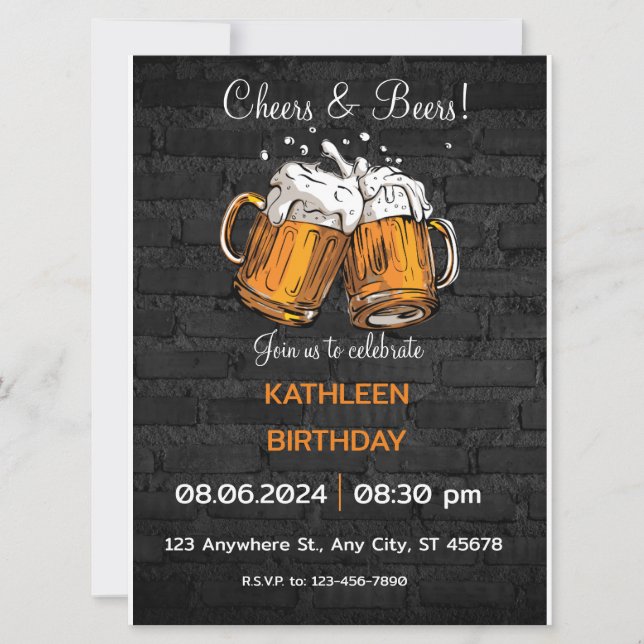 Birthday Invitation (Front)