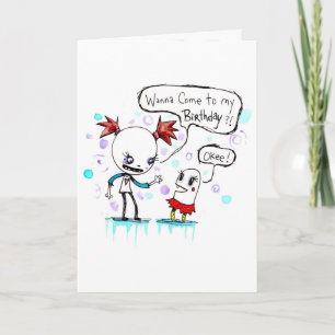 BIRTHDAY INVITATION by Emi Boz/ Gus Fink
