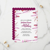 Birthday Invitation Digital Product Template for