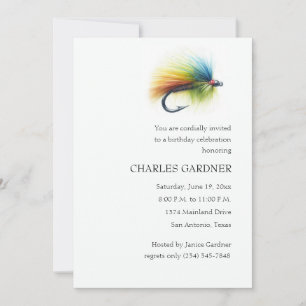 Birthday Invitation Fly Fishing