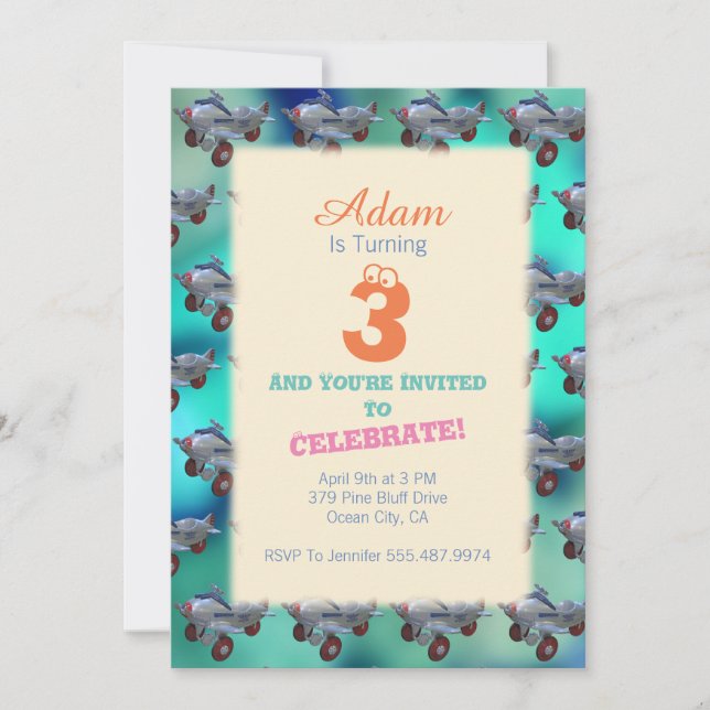 Birthday Invitation For Child (Front)