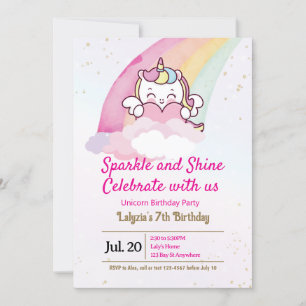 Birthday Invitation for Girls
