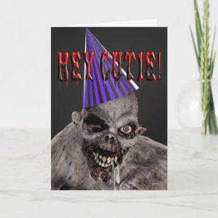 Birthday Invitation from Mutant Zombie in Hat