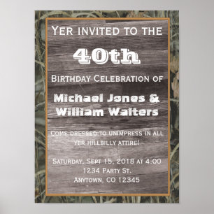 Birthday Invitation Poster