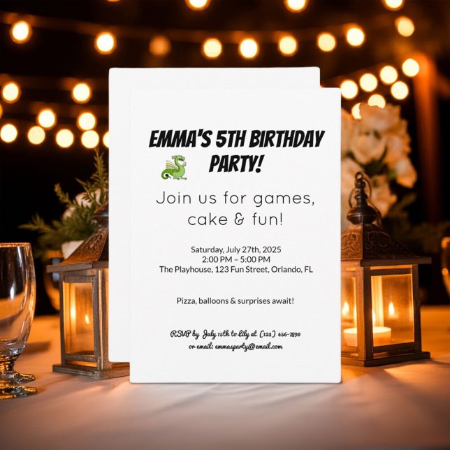 Birthday Invitation Templates | Digital & Printed (Creator Uploaded)
