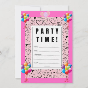Birthday Invitations cards 