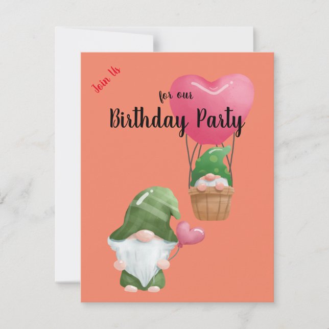 birthday invite (Front)