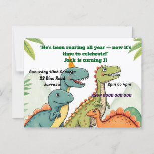 Birthday Invite Postcard