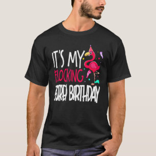 Birthday Its My 33rd Flamingo Birthday T-Shirt