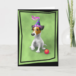 Birthday JackRusselB Card
