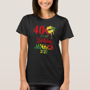 Birthday Jamaica Girl 30th 50th Party Outfit Match T-Shirt