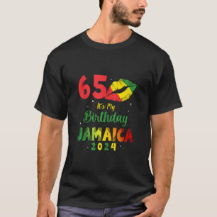 Birthday Jamaica Girl 65th Birthday 2024 Jamaica V T-Shirt